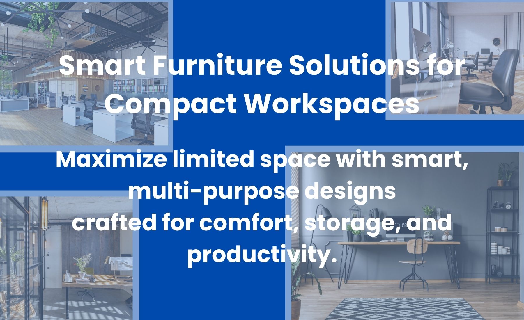 Contemporary Office Furniture Ideas to Maximize Small Office Spaces