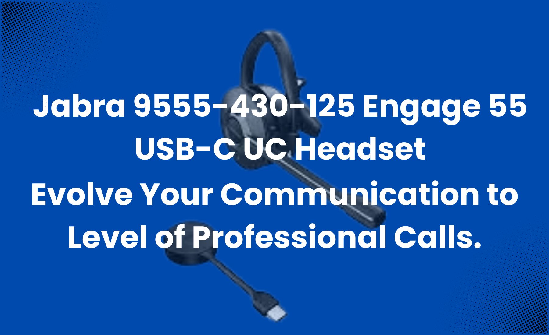 Jabra 9555-430-125 Engage 55 USB-C UC Headset