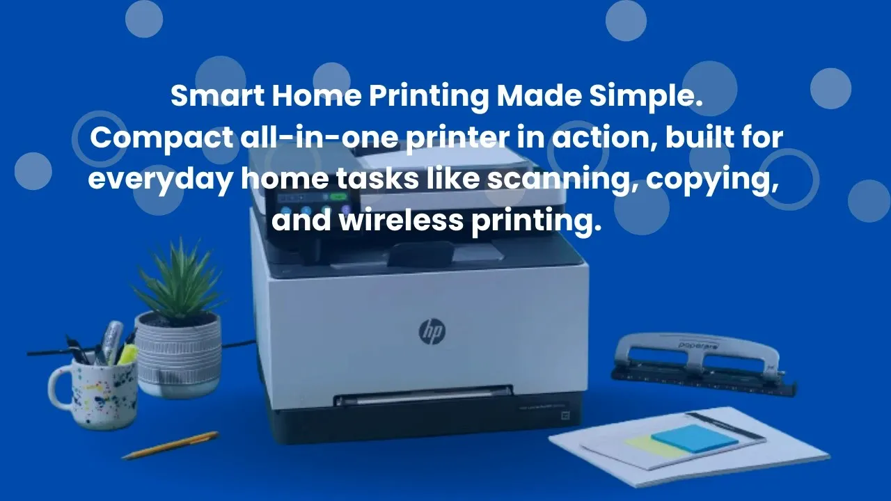 All-in-one home printer with scanner and wireless features