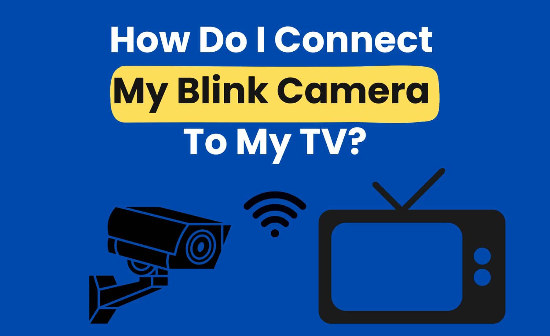 Blink camera live stream shown on a modern smart TV using a Fire TV setup