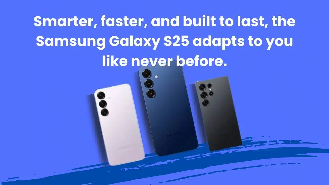 Samsung Galaxy S25 smartphone with sleek design, advanced AI features, and high-resolution display