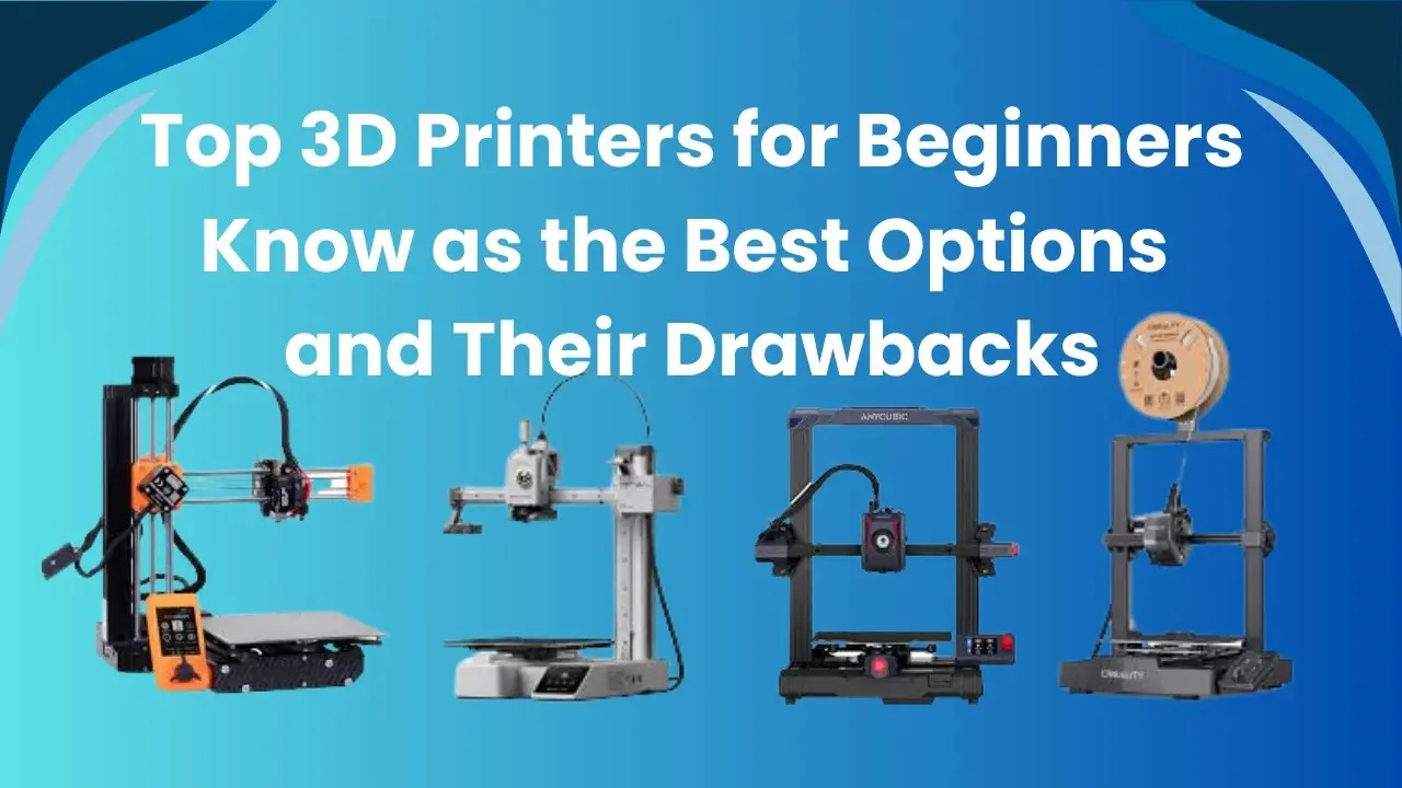 Beginner-friendly 3D printer setup with PLA filament, slicing software, and tools in a home workspace